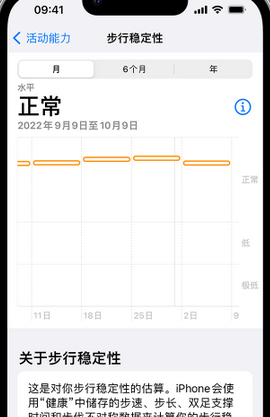 上城iPhone手机维修如何在iPhone开启'步行稳定性通知'