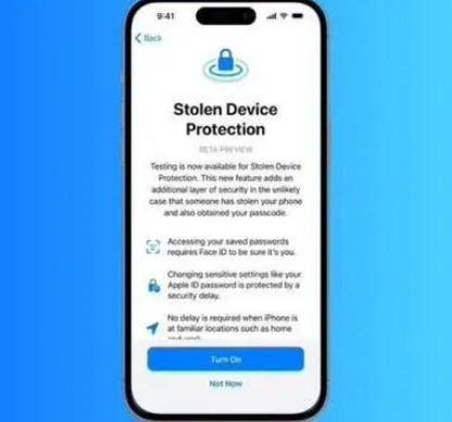 上城苹果授权维修店分享被盗设备保护功能开启方法 