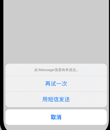 上城apple维修iPhone上无法正常发送iMessage信息