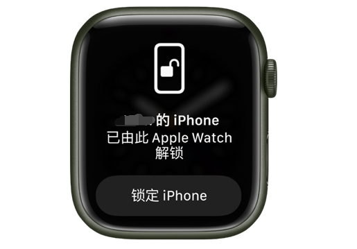 上城苹果手机维修分享用 AppleWatch 解锁配备面容 ID 的 iPhone方法 