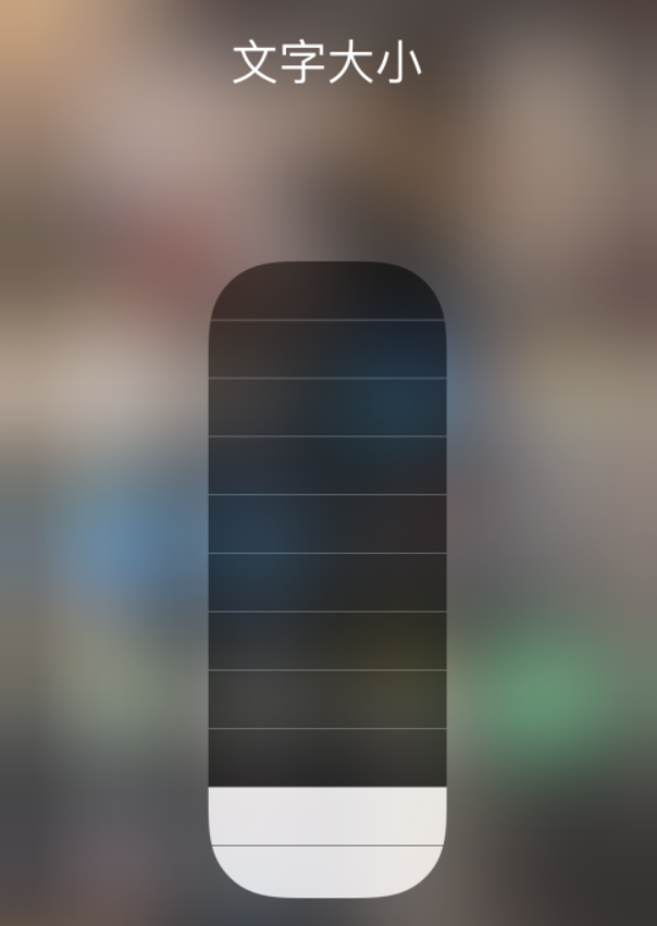 上城苹果手机维修分享小技巧：在 iPhone 控制中心快速调节字体大小 