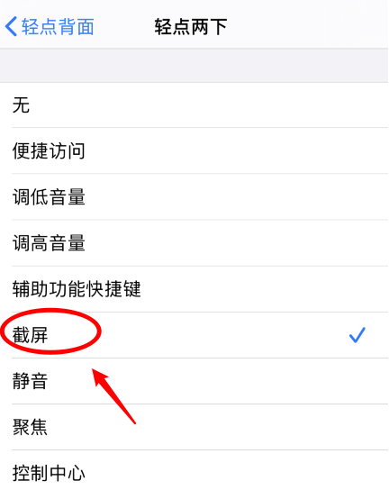 上城苹果手机维修分享iPhone12如何启用双击截屏 